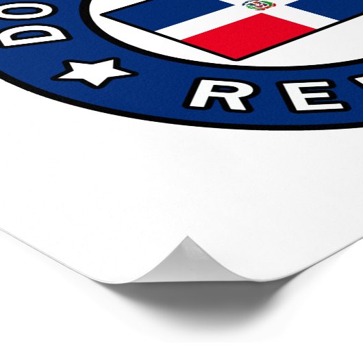 Dominicaanse Republiek Poster (Hoek)