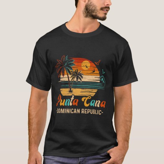 Dominicaanse Republiek Punta Cana Vakantie 2025 Ma T-shirt (Voorkant)