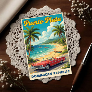 Dominicaanse Republiek: reizen in de jaren 60 Briefkaart