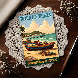 Dominicaanse Republiek: reizen in de jaren 60 Briefkaart