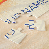 Dominicaanse Republiek Retro Caribbean Parrot Legpuzzel (Zijkant)