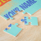 Dominicaanse Republiek Retro Caribbean Parrot Legpuzzel (Zijkant)