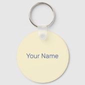 Dominicaanse Republiek Retro Caribbean Parrot Sleutelhanger (Achterkant)