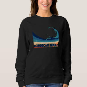 Dominicaanse Republiek Retro Surf Zeilen & Vissen  Trui