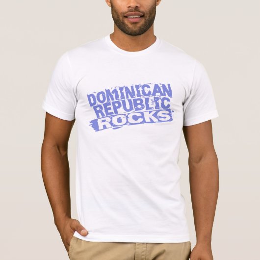 Dominicaanse Republiek Rocks T-shirt (Voorkant)