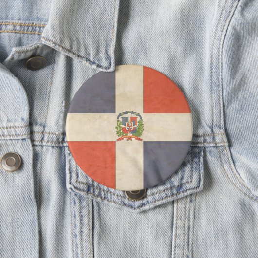 DOMINICAANSE REPUBLIEK RONDE BUTTON 4,0 CM (In situ)