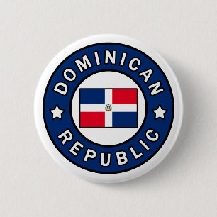 Dominicaanse Republiek Ronde Button 5,7 Cm