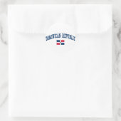 Dominicaanse Republiek Ronde Sticker (Tas)