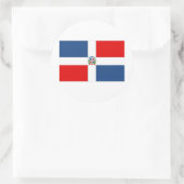 Dominicaanse Republiek Ronde Sticker (Tas)