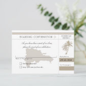 Dominicaanse Republiek RSVP palmboom (Staand voorkant)