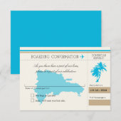 Dominicaanse Republiek RSVP palmboom (Voorkant / Achterkant)