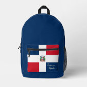 Dominicaanse Republiek, rugzak, Dominicaanse Vlag Bedrukte Rugzak (Voorkant)