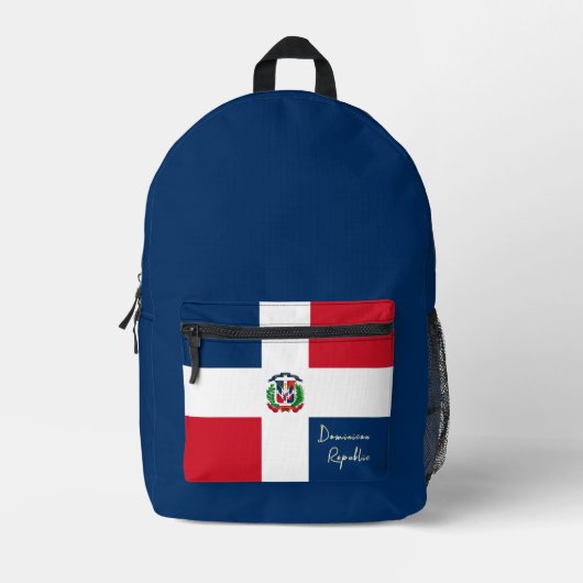 Dominicaanse Republiek, rugzak, Dominicaanse Vlag Bedrukte Rugzak (Voorkant)