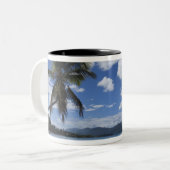 Dominicaanse Republiek, Samana Peninsula, Las 4 Tweekleurige Koffiemok (Voorkant links)