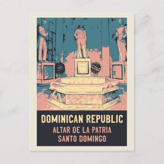 Dominicaanse Republiek Santo Domingo Altar la Patr Briefkaart (Voorkant)
