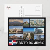 Dominicaanse Republiek - Santo Domingo - Mozaïek - Briefkaart (Voorkant / Achterkant)