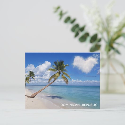 Dominicaanse Republiek Saona - Tropisch strand Briefkaart (Staand voorkant)