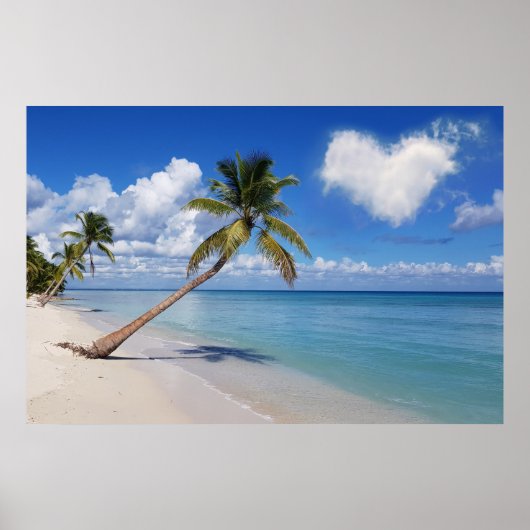 Dominicaanse Republiek Saona - Tropisch strand Poster (Voorkant)