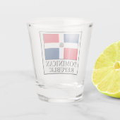 Dominicaanse Republiek Shot Glas (Achterkant)