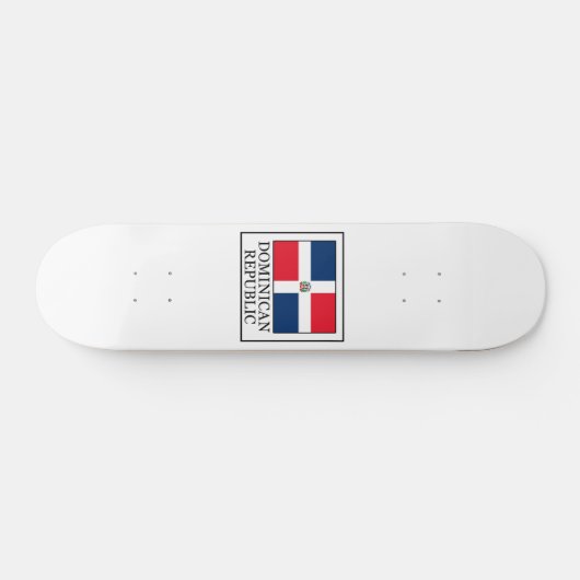 Dominicaanse Republiek Skateboard (Horizontaal)
