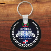 Dominicaanse Republiek Sleutelhanger (Voorkant)