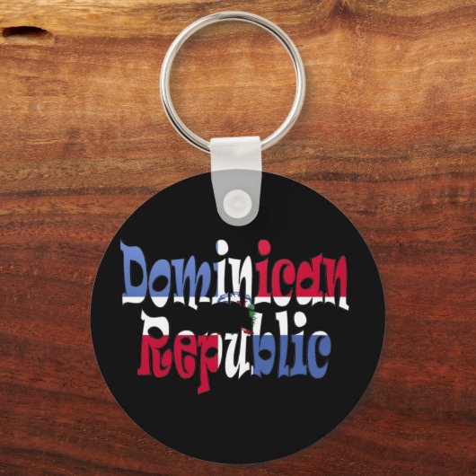 Dominicaanse Republiek Sleutelhanger (Voorkant)