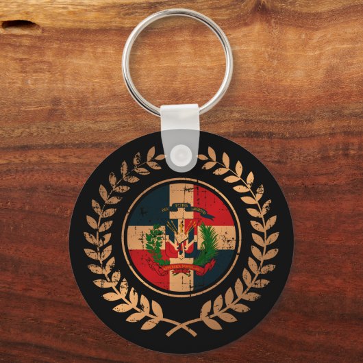Dominicaanse Republiek Sleutelhanger (Voorkant)
