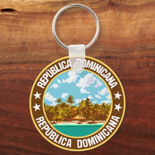 Dominicaanse Republiek Sleutelhanger (Voorkant)