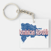 Dominicaanse Republiek Sleutelhanger (Voorkant)