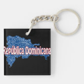 Dominicaanse Republiek Sleutelhanger (Achterkant)