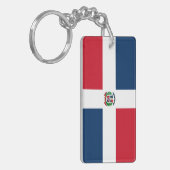 Dominicaanse Republiek Sleutelhanger (Voorkant Links)