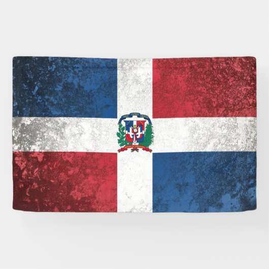 Dominicaanse Republiek Spandoek (Horizontaal)