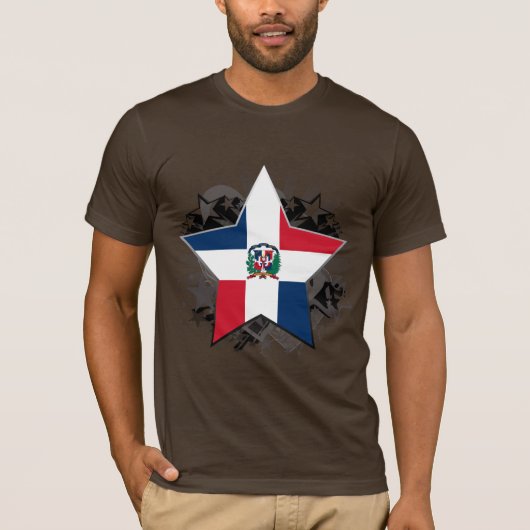 Dominicaanse Republiek Star T-shirt (Voorkant)