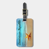 Dominicaanse Republiek stervis Bagagelabel (Voorkant verticaal)