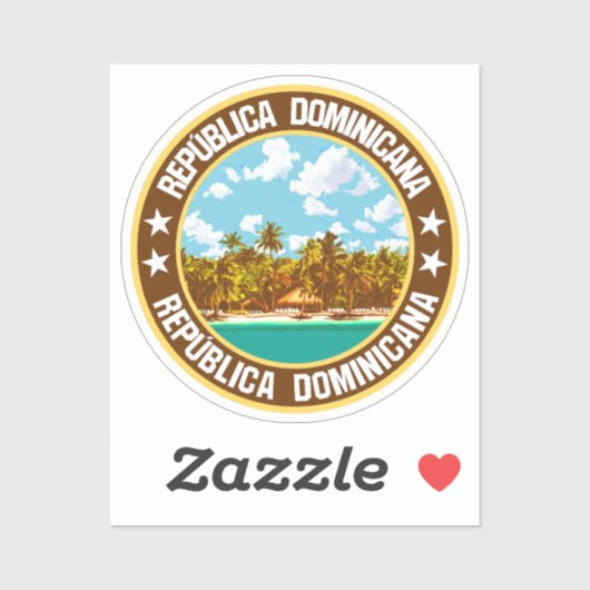 Dominicaanse Republiek Sticker (Vel)