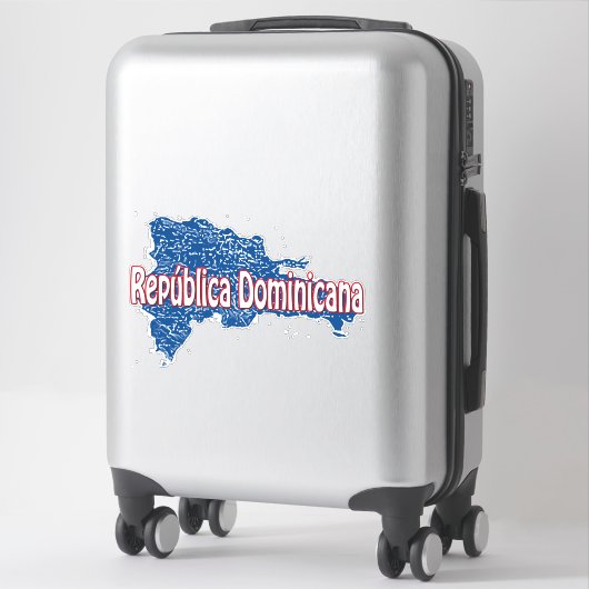 Dominicaanse Republiek Sticker (Koffer)
