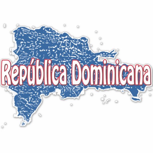 Dominicaanse Republiek Sticker (Voorkant)