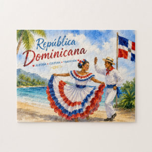 Dominicaanse Republiek Strand Dansers reis souveni Legpuzzel