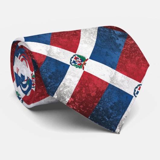 Dominicaanse Republiek Stropdas (Opgerold)