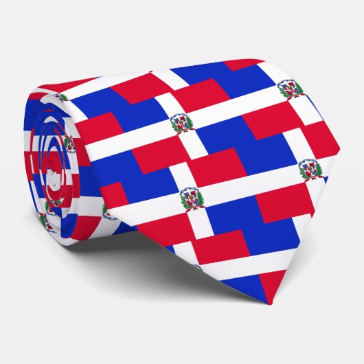 Dominicaanse Republiek Stropdas (Opgerold)