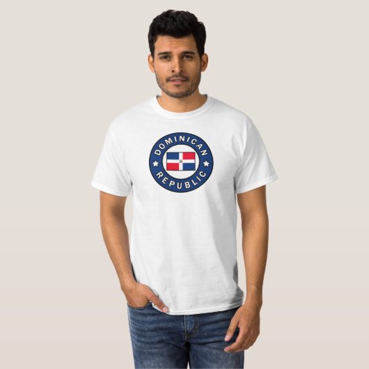 Dominicaanse Republiek T-shirt (Voorkant volledig)
