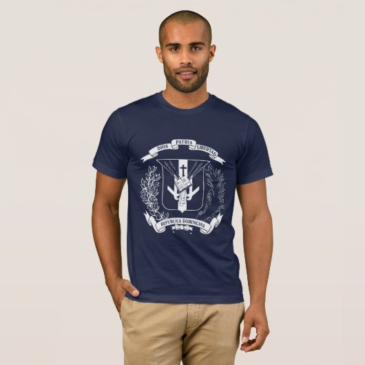 Dominicaanse Republiek T-shirt (Voorkant volledig)