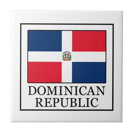 Dominicaanse Republiek Tegeltje (Voorkant)