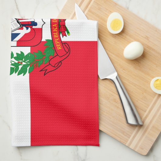 Dominicaanse Republiek Theedoek (Quarter Fold)