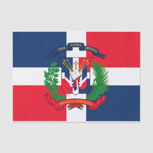 Dominicaanse Republiek Tissuepapier (Voorkant)