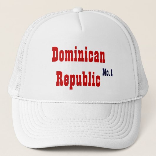 Dominicaanse Republiek Trucker Pet (Voorkant)