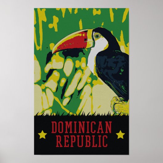 Dominicaanse Republiek verbazingwekkende tucan-Bri Poster (Voorkant)