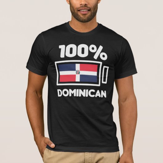 Dominicaanse Republiek, Vlag Dominicaanse Masterla T-shirt (Voorkant)