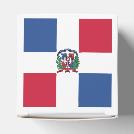 Dominicaanse Republiek - Vlag Emblem Bedankdoosjes (Bovenkant)