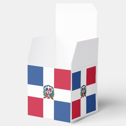 Dominicaanse Republiek - Vlag Emblem Bedankdoosjes (Geopend)